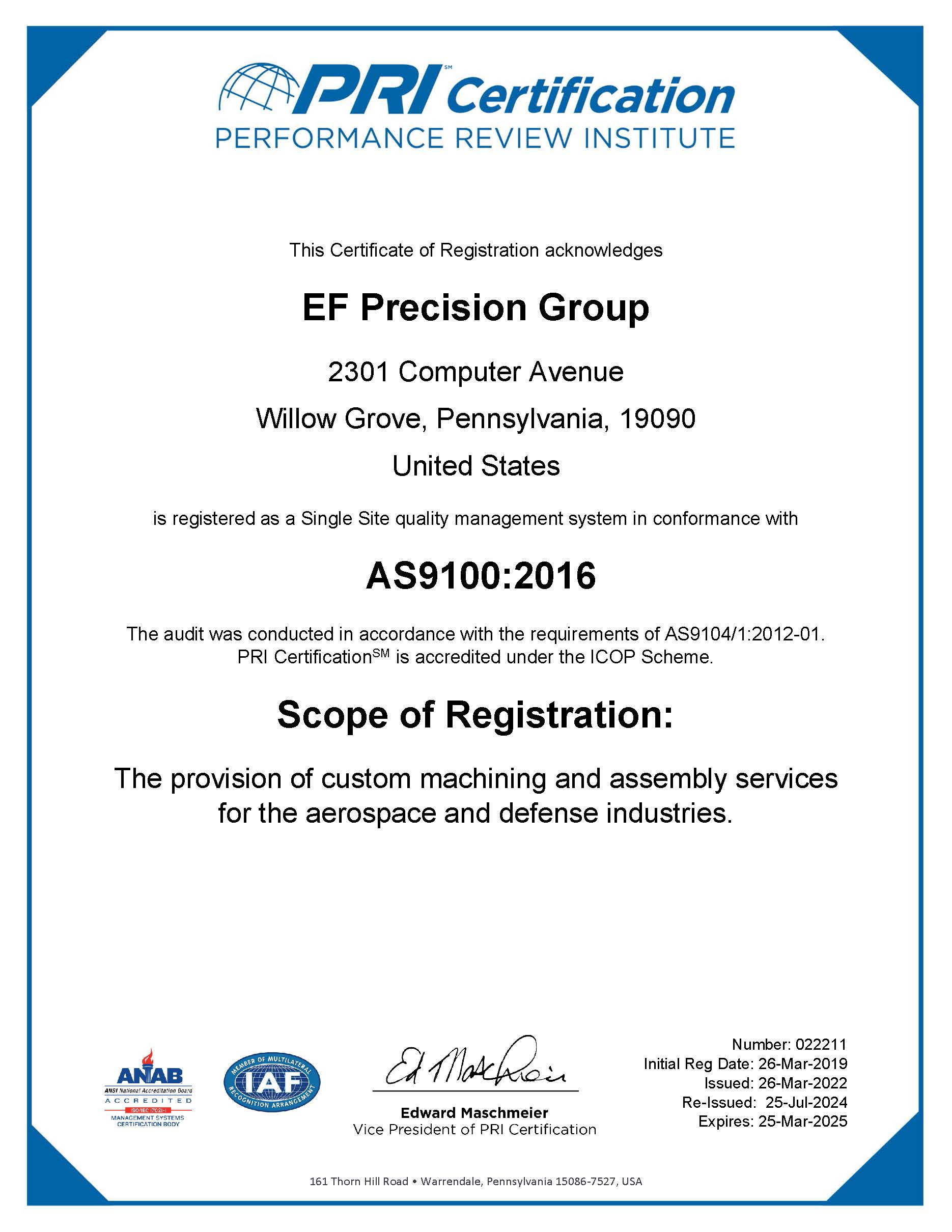 Certifications and PO T&amp;C&rsquo;s